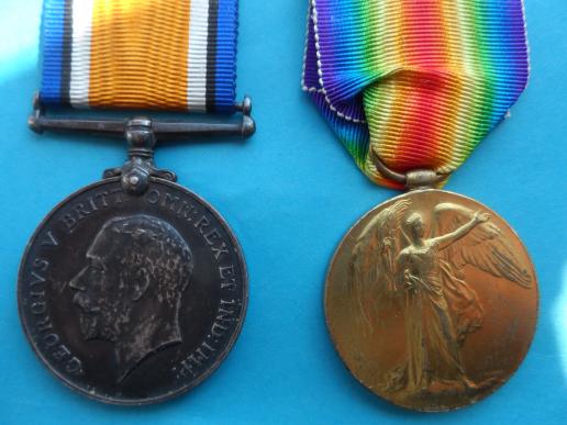 WW1 PAIR AIRS-DEVON REGIMENT