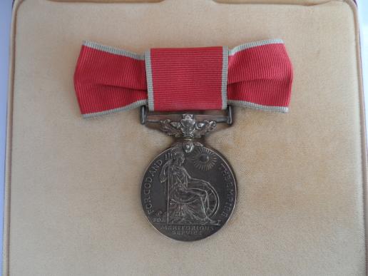 BRITISH EMPIRE MEDAL-MISS CLAIRE MARY BEATRICE BRIDCUTT