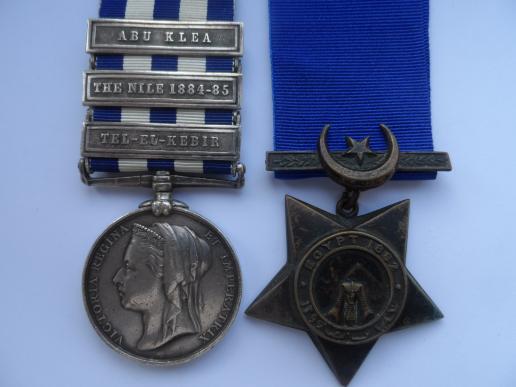 UBU KLEA EGYPT PAIR TO LEONARD ARMY HOSPITAL CORPS-EGYPT MEDAL- PRESENTED BY HER MAJESTY