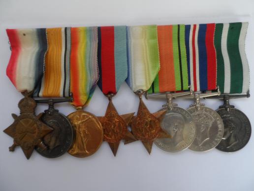 GROUP OF EIGHT TO MICKLEBOROUGH-ROYAL NAVAL RESERVE-ENTITLED TO THE D.S.M.