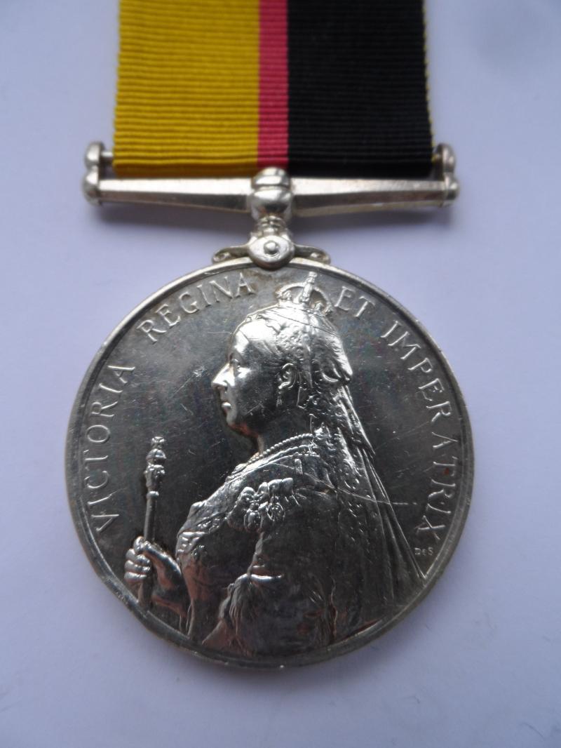 QUEENS SUDAN MEDAL-TO MOSES GEORGE-1/ROYAL WARWICK REGT