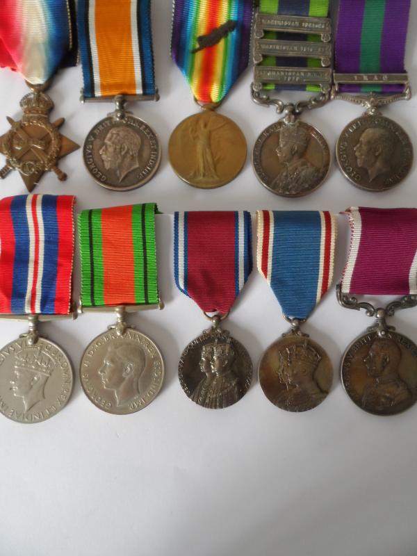 FINE GROUP OF 10 TO WARRANT OFFICER WILLS-ROYAL WEST KENT REGIMENT AND ROYAL SIGNALS-A RECIPIENT OF A GSM CLASP IRAQ-RARE TO THE ROYAL WEST KENTS-MENTIONED IN DESPATCHES 1920