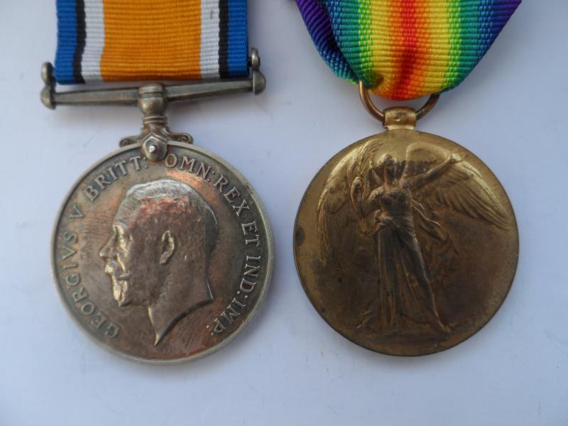 BRITISH WAR AND VICTORY MEDALS TO DIXON-ROYAL NAVY