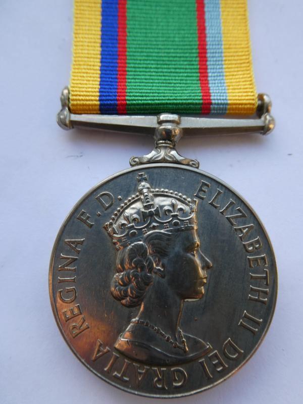 CADET FORCES MEDAL-TO LT MARKS ROYAL NAVAL RESERVE