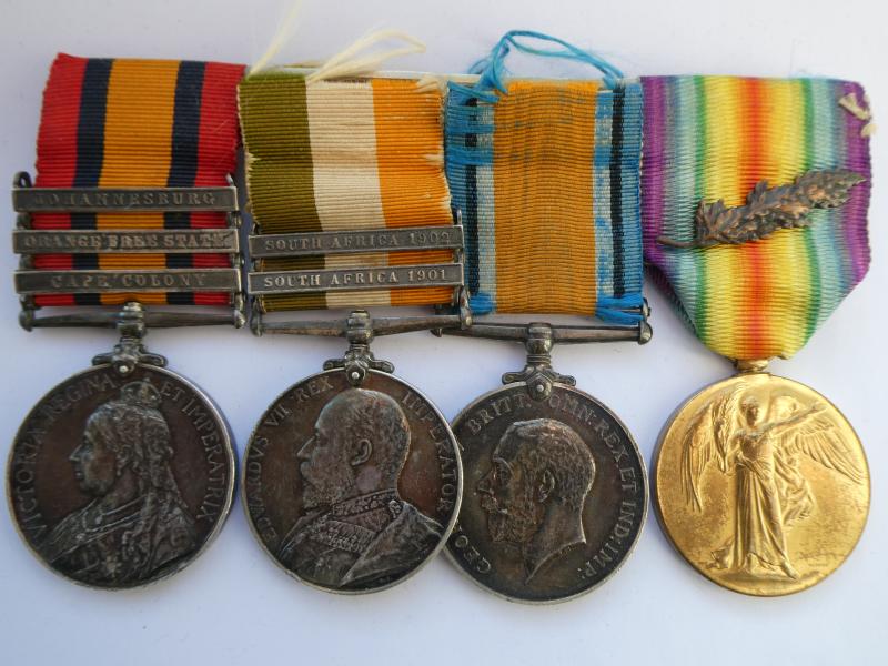 GROUP OF FOUR TO BREVET COLONEL LIONEL GRANT OLIVER C.M.G. M.I.D.MIDDLESEX REGIMENT