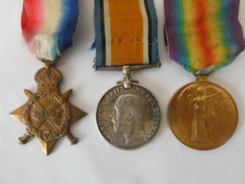 1914/15 STAR TRIO TO HAYWARD ROYAL FIELD ARTILLERY