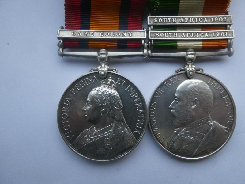 BOER WAR PAIR TO GODDARD-ROYAL ARMY MEDICAL CORPS