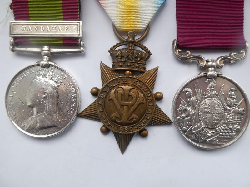 AFGHANISTAN LONG SERVICE GROUP OF THREE TO HUMPHREY-9TH LANCERS