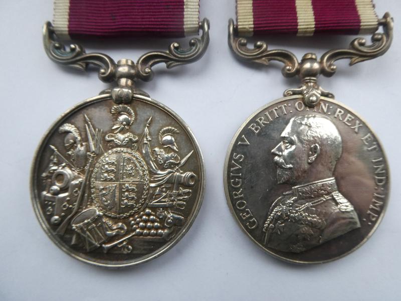 VICTORIA LONG SERVICE MEDAL AND M.S.M. TO BANDMASTER STEBBINGS-ROYAL WARWICKSHIRE REGT