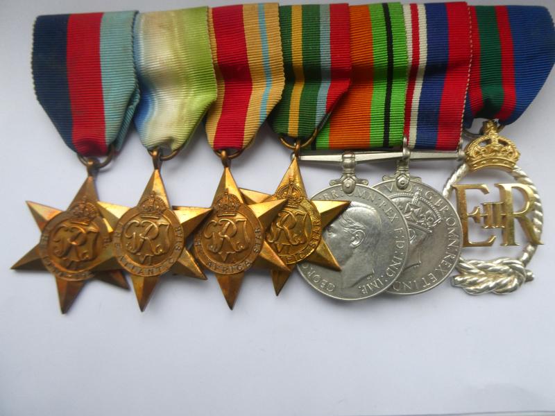 ROYAL NAVAL VOLUNTEER DECORATION  GROUP OF SEVEN-DECORATION DATED 1968