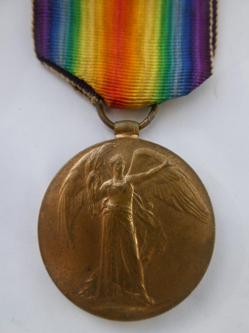 VICTORY MEDAL TO STONE-NORFOLK REGIMENT-KILLED IN ACTION ON 12TH OCTOBER 1916