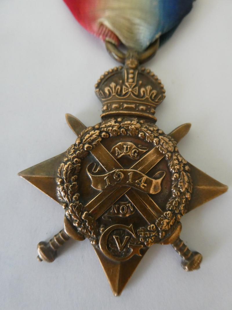 1914 STAR TO SMITH-ROYAL ARTILLERY-DIED OF WOUNDS ON 29TH SEPTEMBER 1917