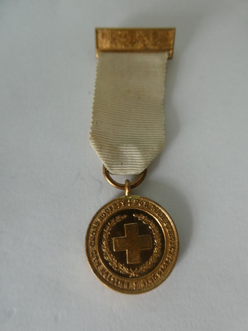 BRITISH RED CROSS SOCIETY MINIATURE MEDAL FOR WAR SERVICE