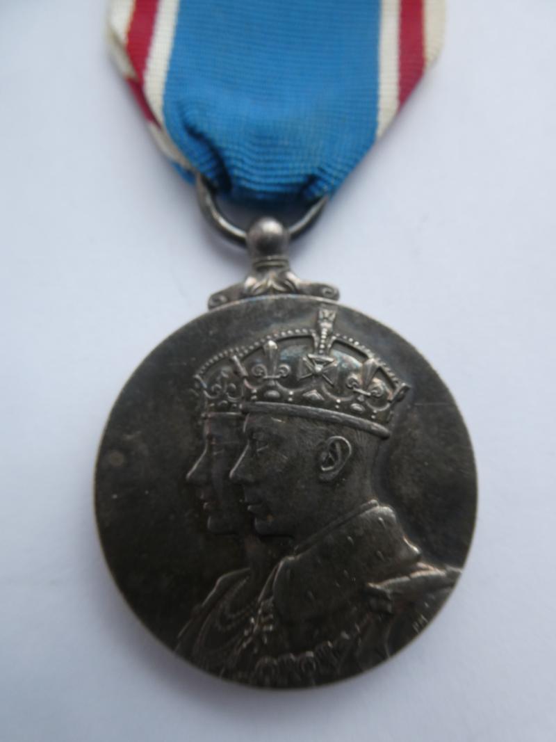 1937 CORONATION MEDAL