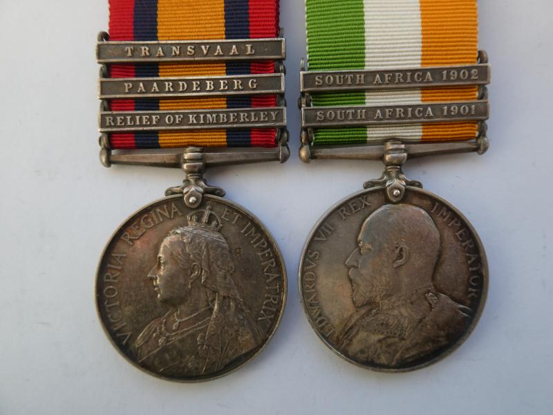 BOER WAR PAIR-TO PYE-NORFOLK REGIMENT