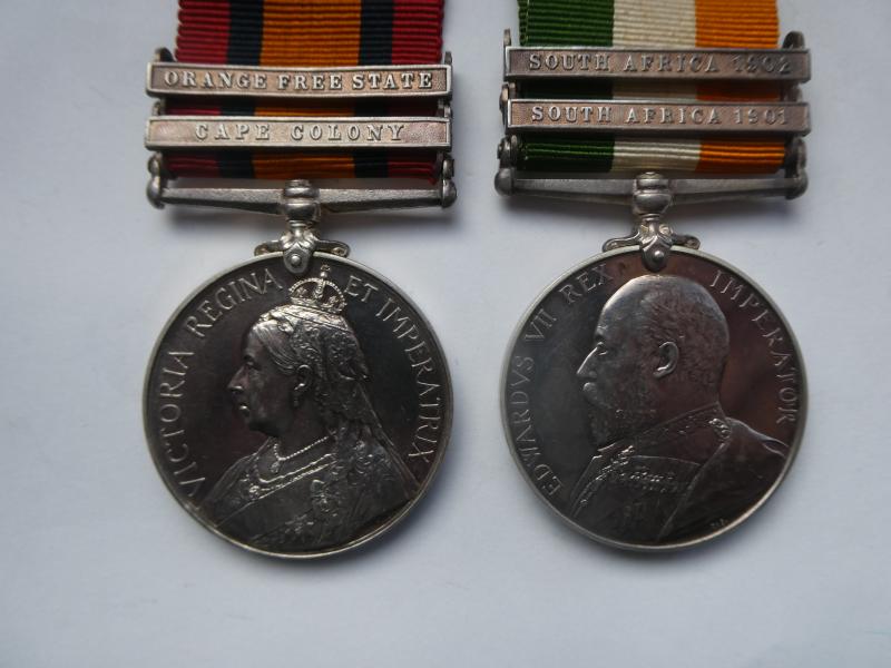 BOER WAR PAIR TO WILSON-NORFOLK REGIMENT