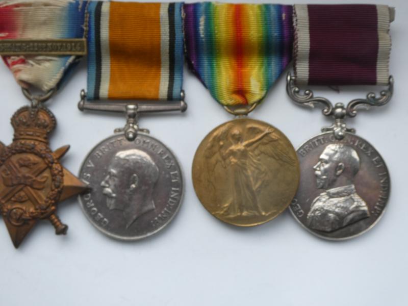 LONG SERVICE GROUP OF FOUR TO BAZLEY-DEVON REGT