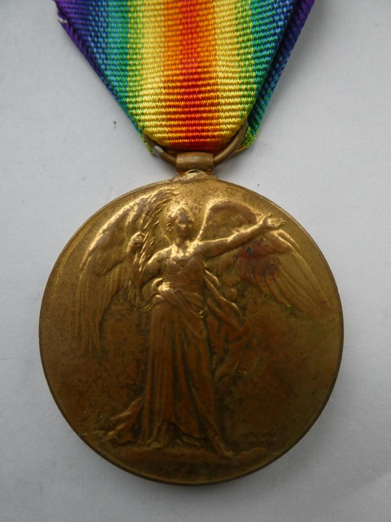 VICTORY MEDAL TO BARTLETT ARMY PAY CORPS