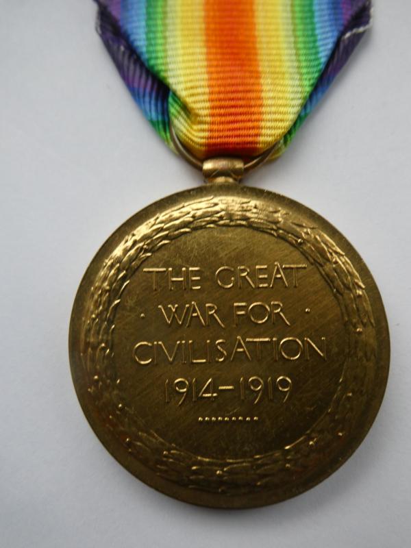 VICTORY MEDAL TO LINTOTT ROYAL ENGINEERS