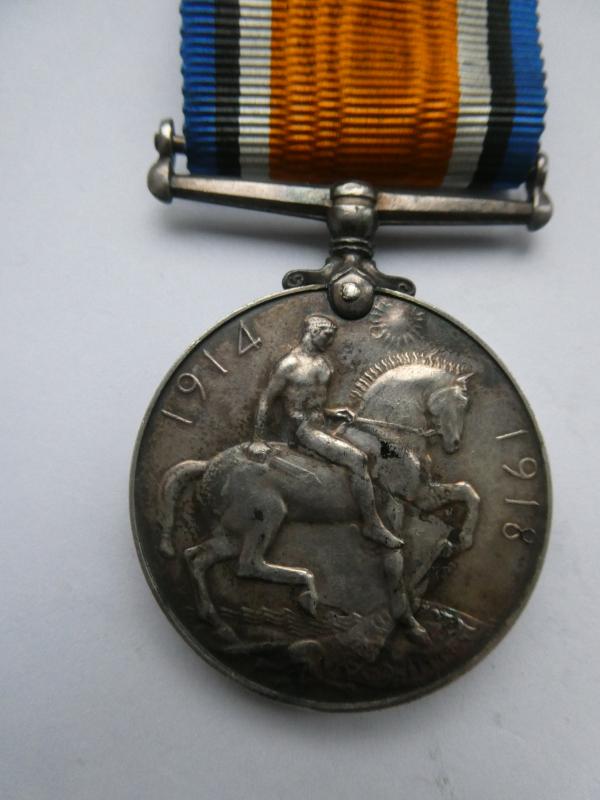 BRITISH WAR MEDAL TO 2ND LIEUTENANT WILLIAM JOHN PEGG-ROYAL WARWICKSHIRE REGT-KILLED BY A LOW FLYING AIRCRAFT -LIVED AT OVERSTRAND-NORFOLK