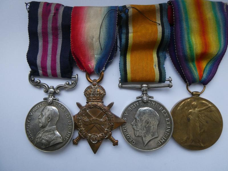 ITALIAN THEATRE MILITARY MEDAL GROUP OF FOUR TO SJT PLUMRIDGE-OXFORDSHIRE BTN OX AND BUCKS LIGHT INFANTRY