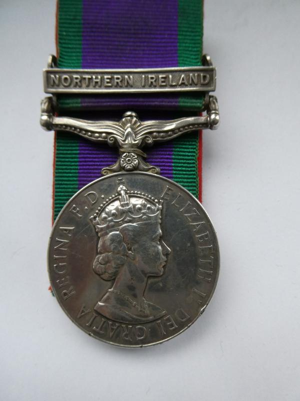CAMPAIGN SERVICE MEDAL-CLASP NORTHERN IRELAND-TO PLLU-SCOTS GUARDS