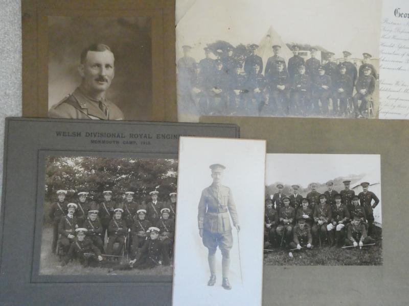 ORDER OF THE BATH (CIVIL DIVISION) COMPANIONS BADGE IN BOX OF ISSUE-WITH AN ARCHIVE OF ORIGINAL PHOTOS, DOCUMENTS,ETC-TO HAROLD SEPTIMUS BURN-CB,M.C.,T.D.-SERVED WITH THE WELSH DIVISIONAL ENGINEERS