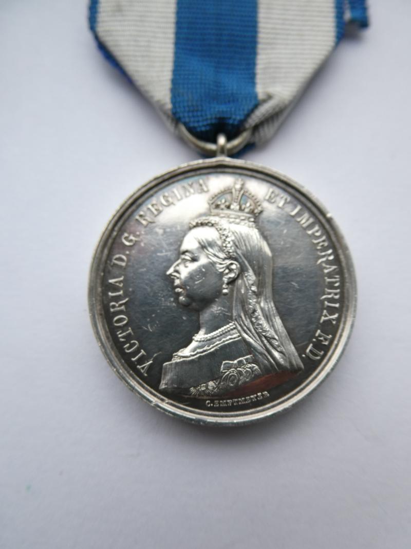 1887 JUBILEE MEDAL STRUCK IN SILVER