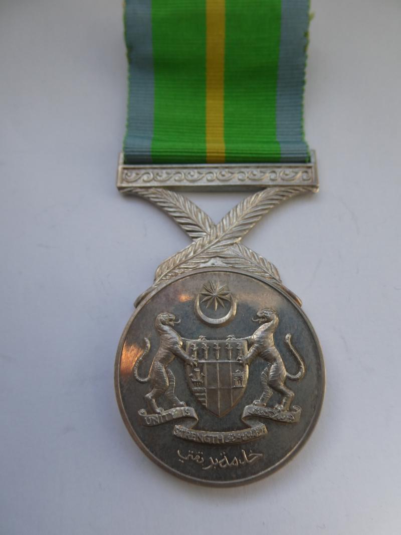 MALAYASIA-DEDICATED SERVICE MEDAL(PINGAT KHIDMAT BERBAKTI MEDAL STRUCK IN SILVER