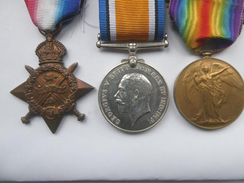 1914 STAR TRIO-TO WOOD-ROYAL FUSILIERS
