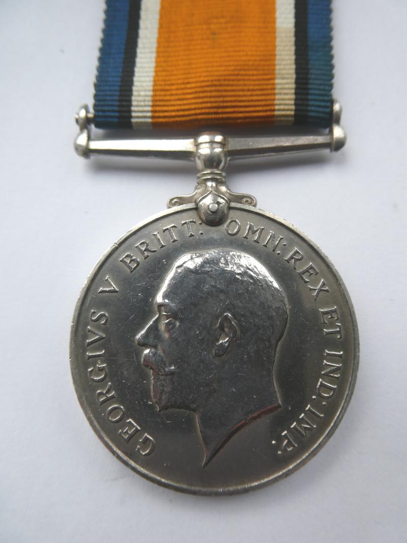BRITISH WAR MEDAL TO LEYS-AWARDED THE MILITARY MEDAL-SERVED WITH THE 404TH HIGHLAND FIELD CO