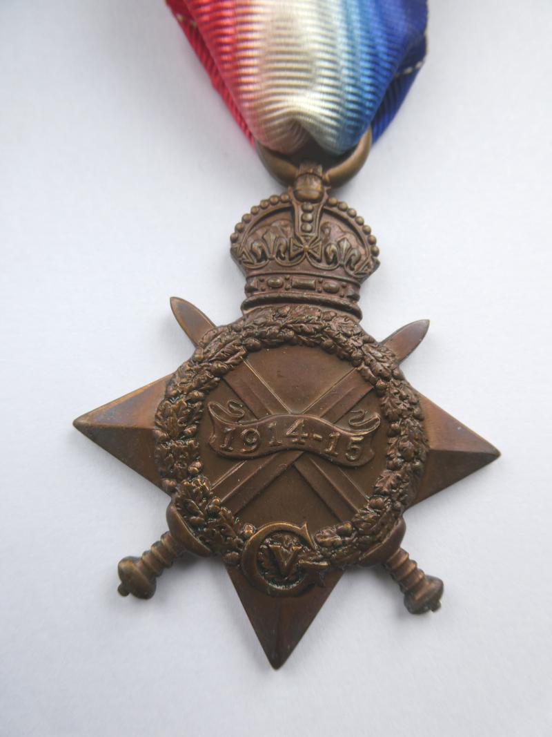 1914/15 STAR-TO PUGH-WORCESTER REGT-KILLED IN ACTION GALLIPOLI ON 6th AUGUST 1915