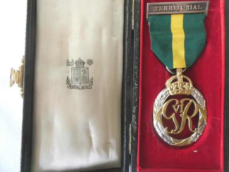 TERRITORIAL DECORATION DATED 1951-IN BOX OF ISSUE