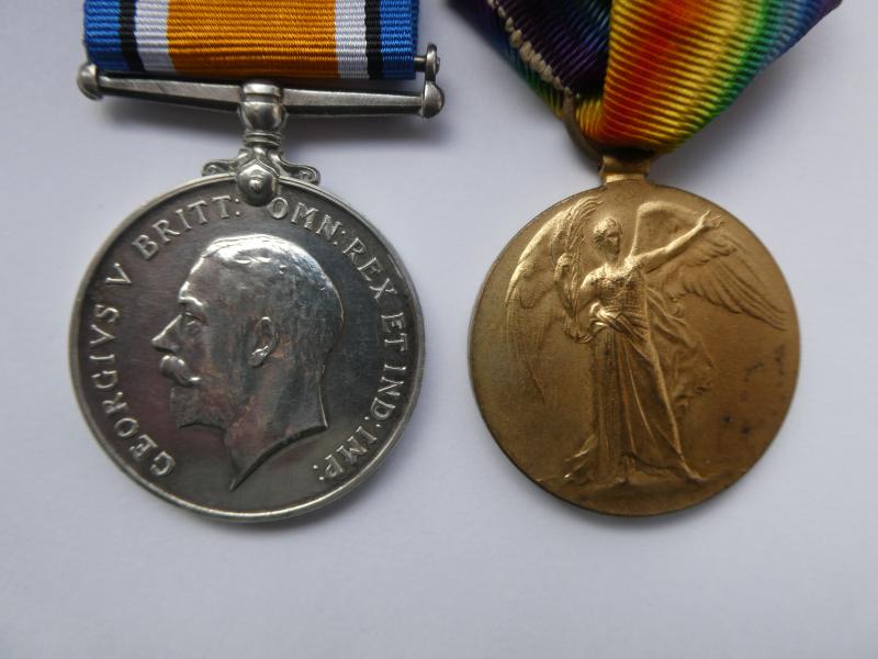 BRITISH WAR AND  VICTORY MEDALS TO MC FARLANE-ARGYLE AND SUTH HIGHLANDERS-DIED OF WOUNDS SERVING WITH THE BLACK WATCH ON 14TH OCTOBER 1918