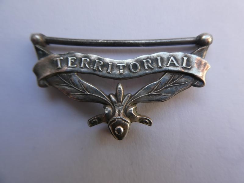 ORIGINAL TERRITORIAL EFFICIENCY MEDAL SUSPENSION AND CLASP