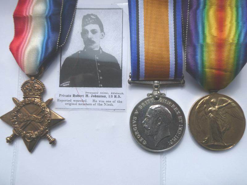 1914/15 STAR TRIO TO JOHNSON-ROYAL SCOTS