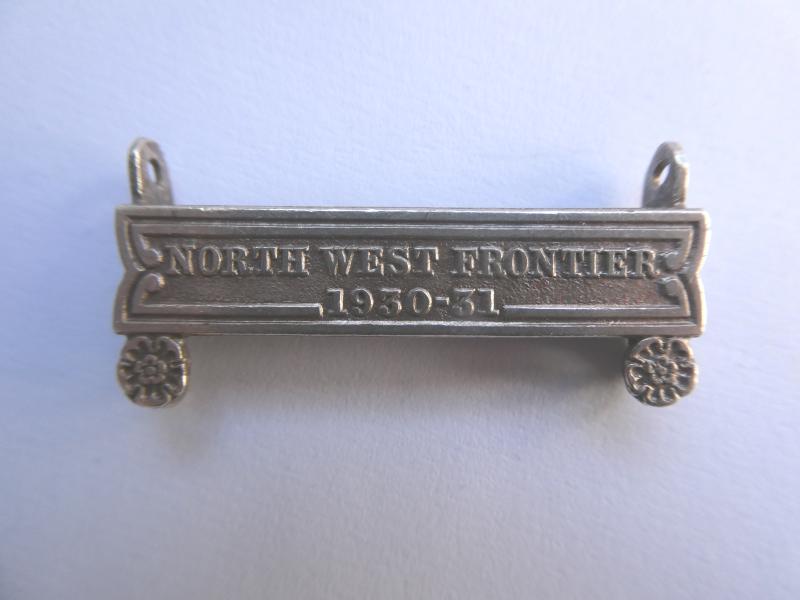 ORIGINAL NORTH WEST FRONTIER 1930-31 MEDAL CLASP FOR THE INDIA GENERAL SERVICE MEDAL 1908