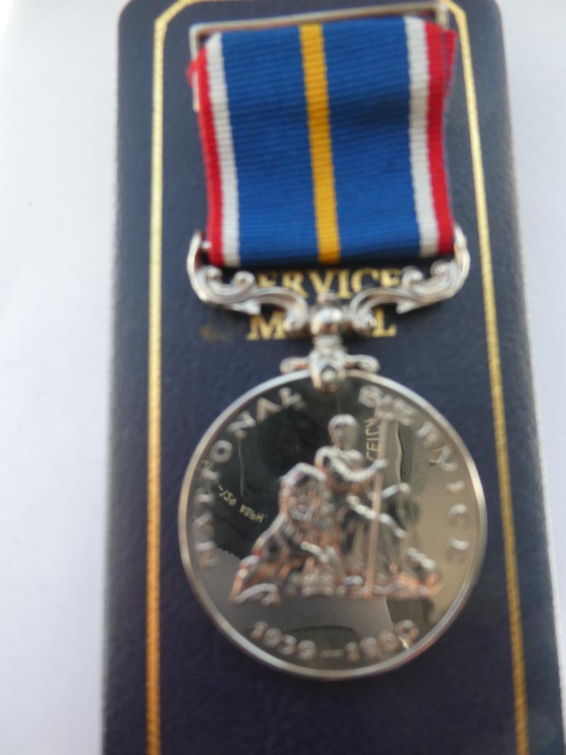 NATIONAL SERVICE MEDAL IN BOX OF ISSUE