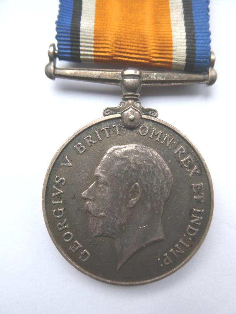 BRITISH WAR MEDAL TO GUY VANE WYKEHAM BARNES-FATHER OF AIR MARTIAL SIR PETER WYKEHAM BARNES