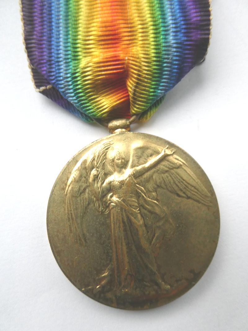 VICTORY MEDAL TO LIEUTENANT JOHN HERBERT JUMP-AWARDED THE MILITARY CROSS-KILLED IN ACTION ON 15TH SEPTEMBER 1915
