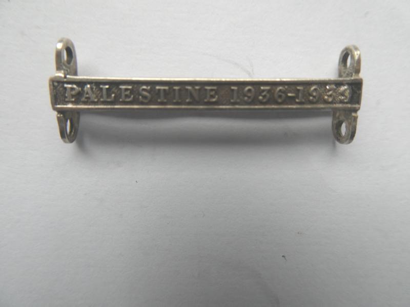 ORIGINAL CLASP- PALESTINE 1936-39-FOR THE NAVAL GENERAL SERVICE MEDAL