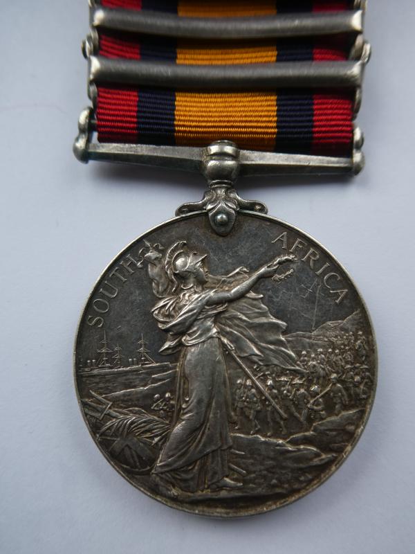 QUEENS SOUTH AFRICA MEDAL-TO MOODY-44TH COMPANY-12TH IMPERIAL YEOMANRY(SUFFOLK)