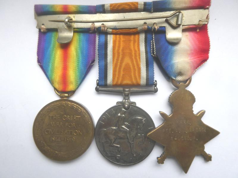1914/15 STAR TRIO TO GROSS-6TH LONDON REGT(CITY OF LONDON RIFLES)